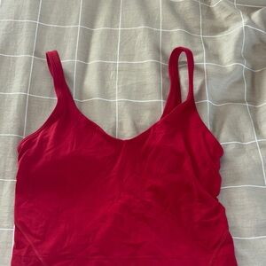 lululemon athletica red align tank